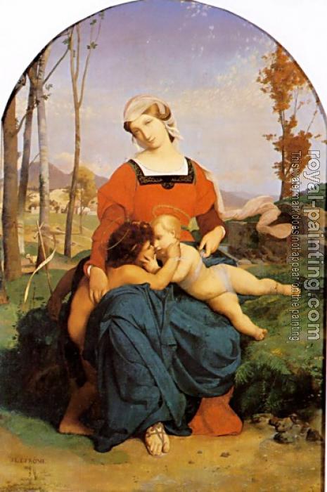 Jean-Leon Gerome : The Virgin the Infant Jesus and St. John